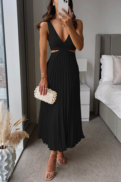 Celeste™ | Pleated Maxi Dress