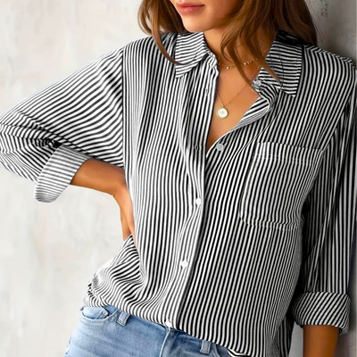 Eveline - Casual Striped Women's Blouse