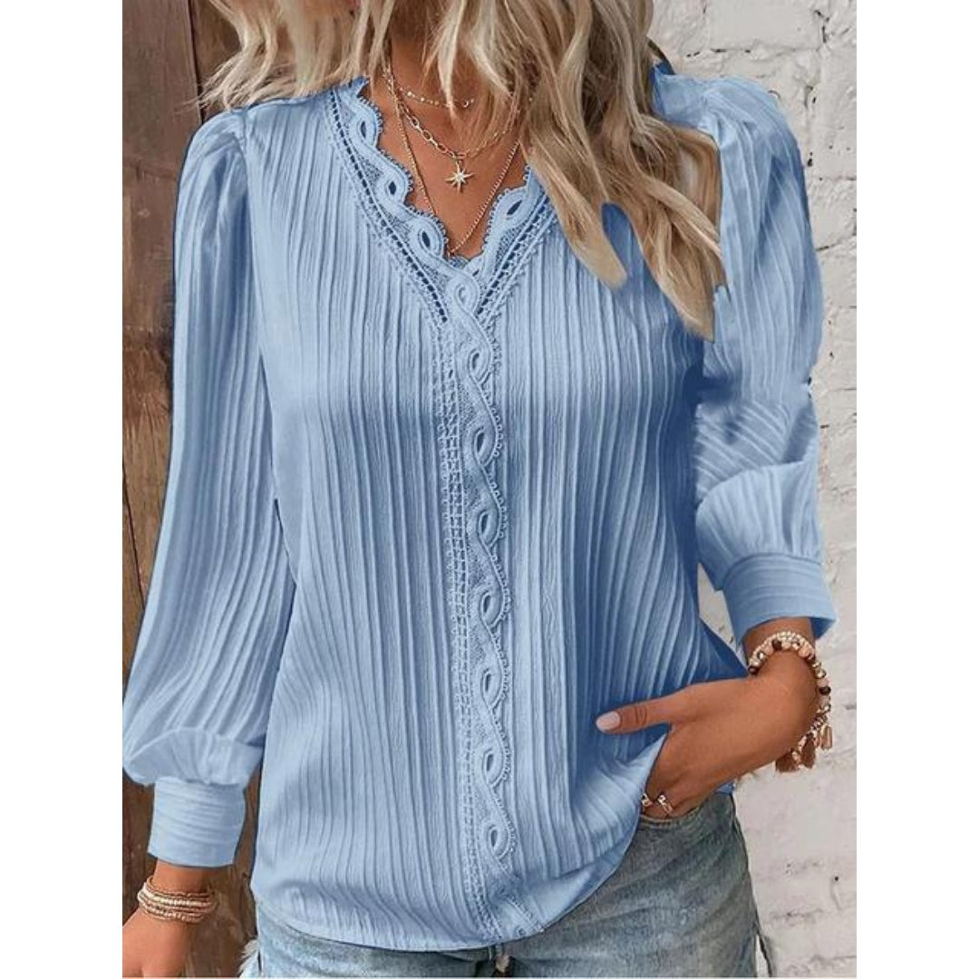 Ivy - Elegant Pintuck Blouse