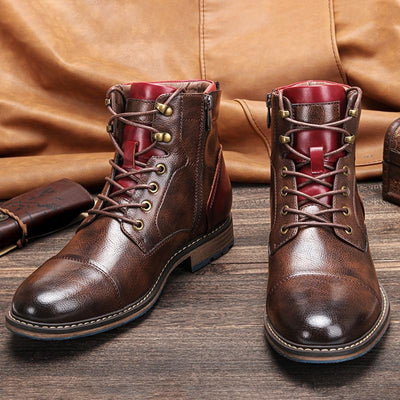 Julian | Genuine Leather Oxford Boots