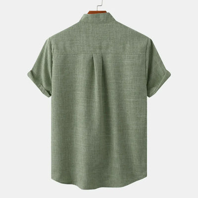 Mason | Collarless Shirt