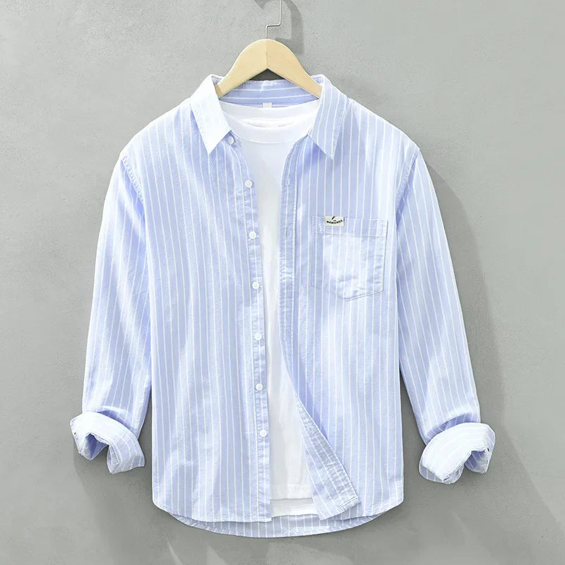 Theo | Striped Oxford Shirt