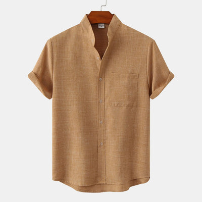 Mason | Collarless Shirt