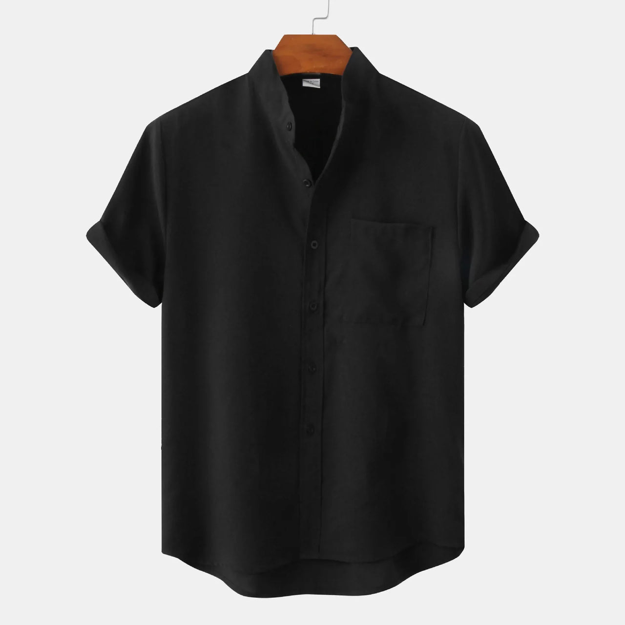 Mason | Collarless Shirt