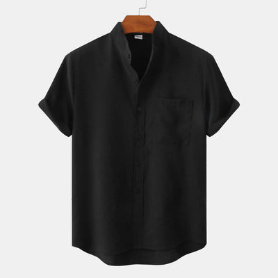 Mason | Collarless Shirt