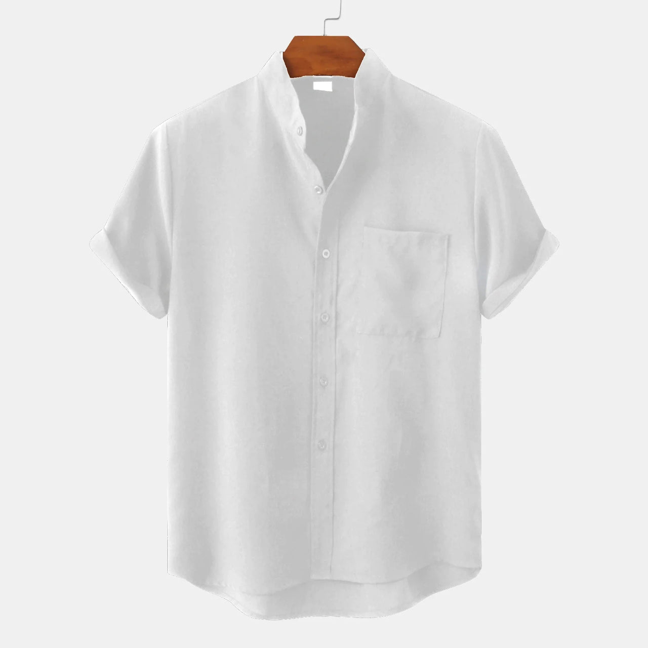 Mason | Collarless Shirt