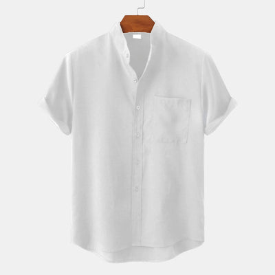 Mason | Collarless Shirt