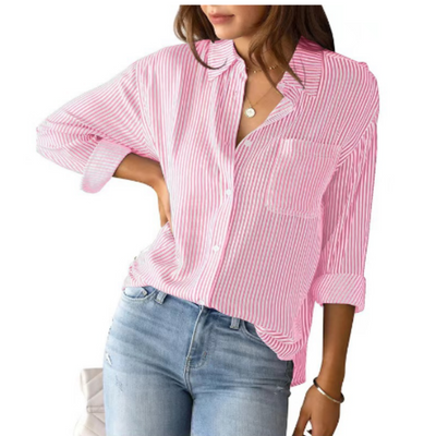 Eveline - Casual Striped Women's Blouse