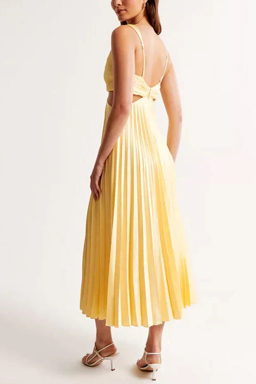 Celeste™ | Pleated Maxi Dress