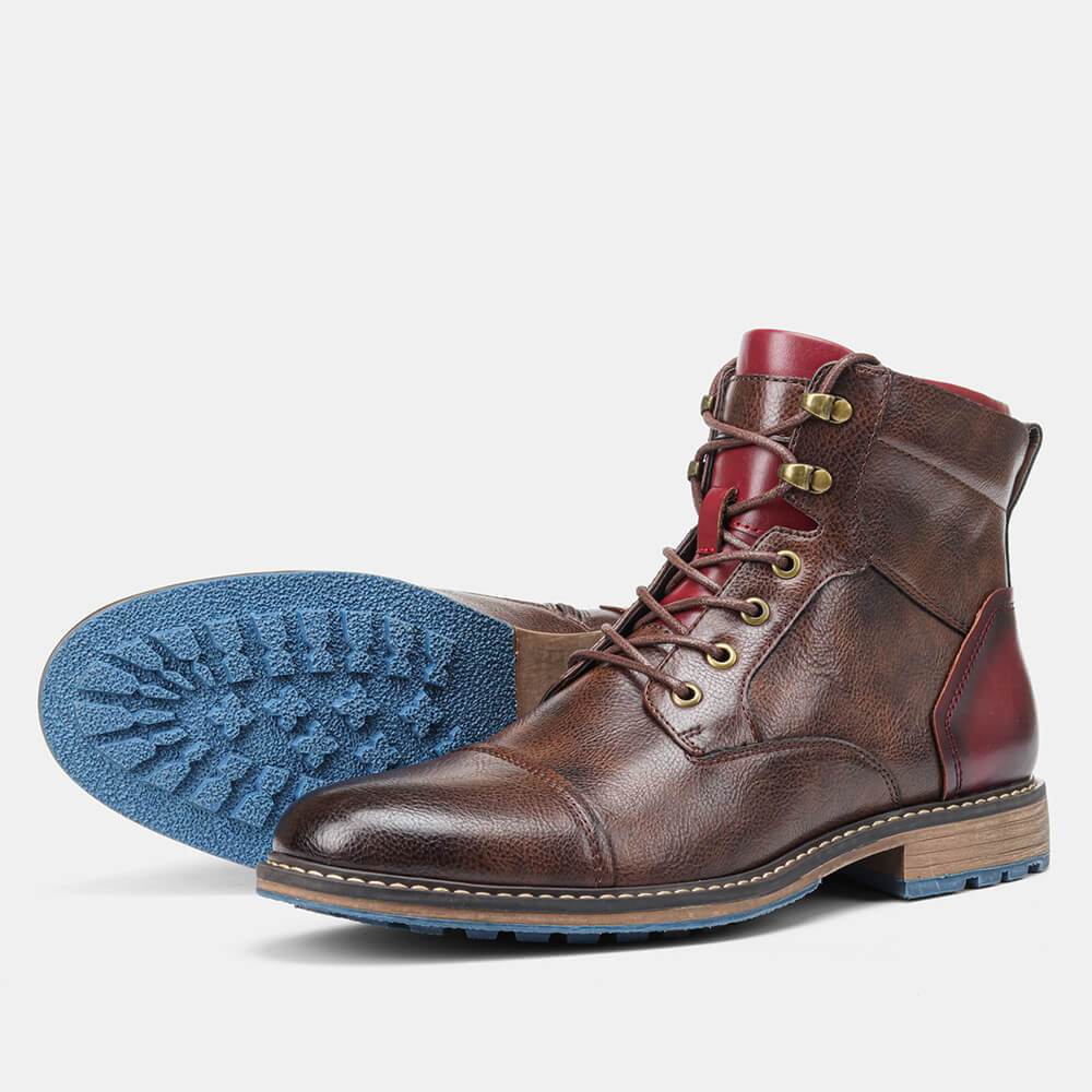 Julian | Genuine Leather Oxford Boots